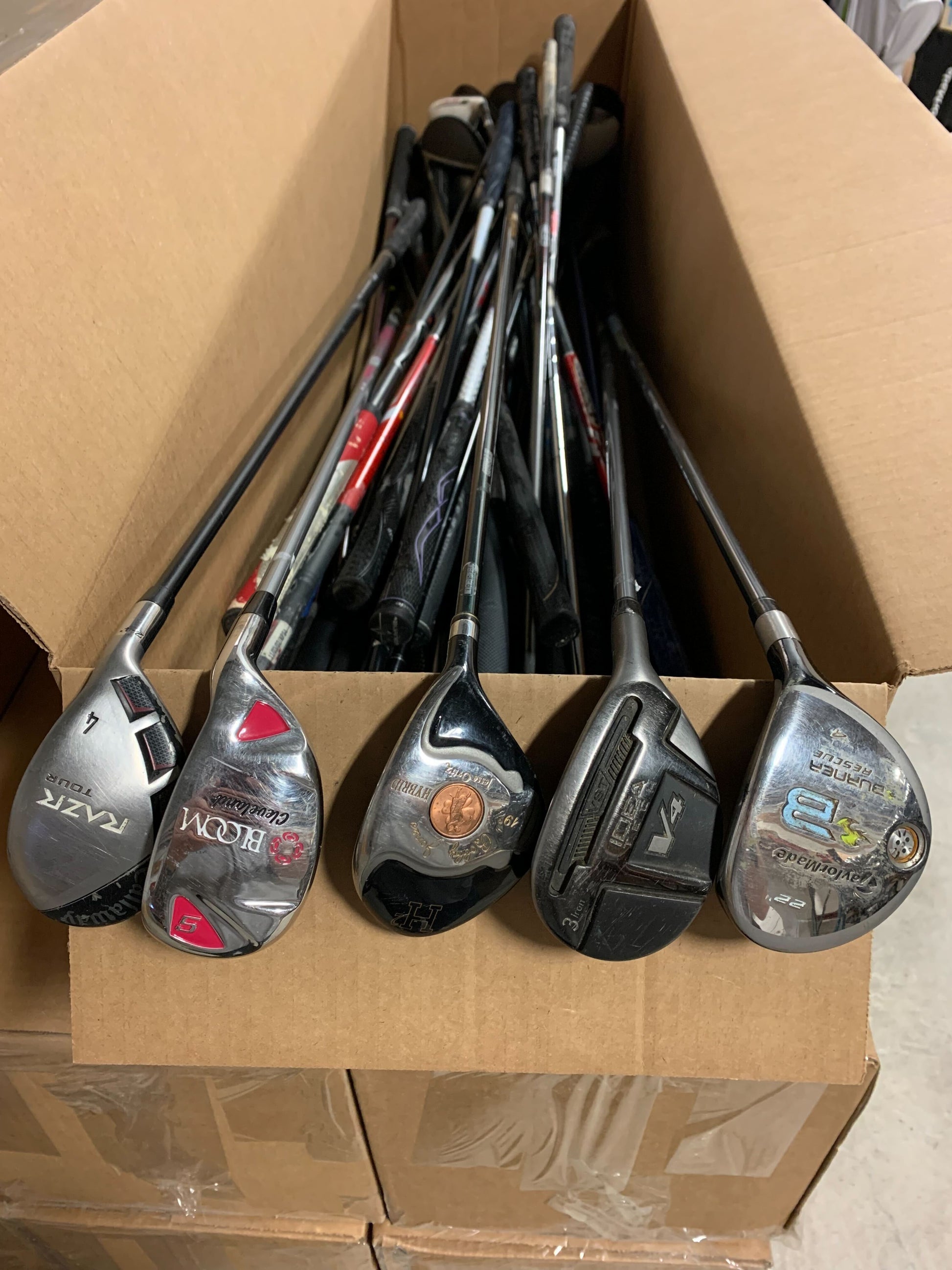 Wholesale Lot of 50 TaylorMade, Adams, Callaway Hybrids-Next Round