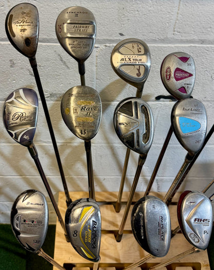 Wholesale Lot of 40 Golf Clubs - Assorted Hybrids-Next Round
