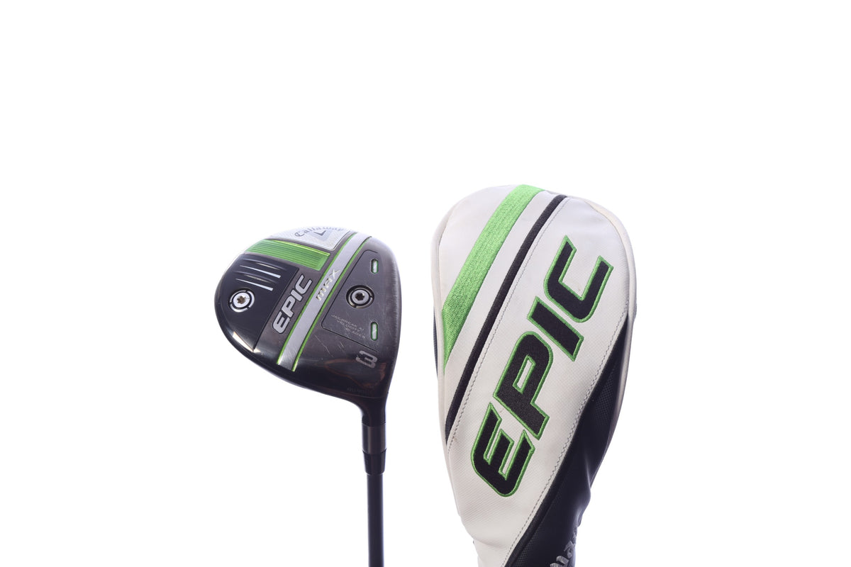 Used Callaway Epic MAX 3-Wood - Right-Handed - 15 Degrees - Extra Stiff Flex
