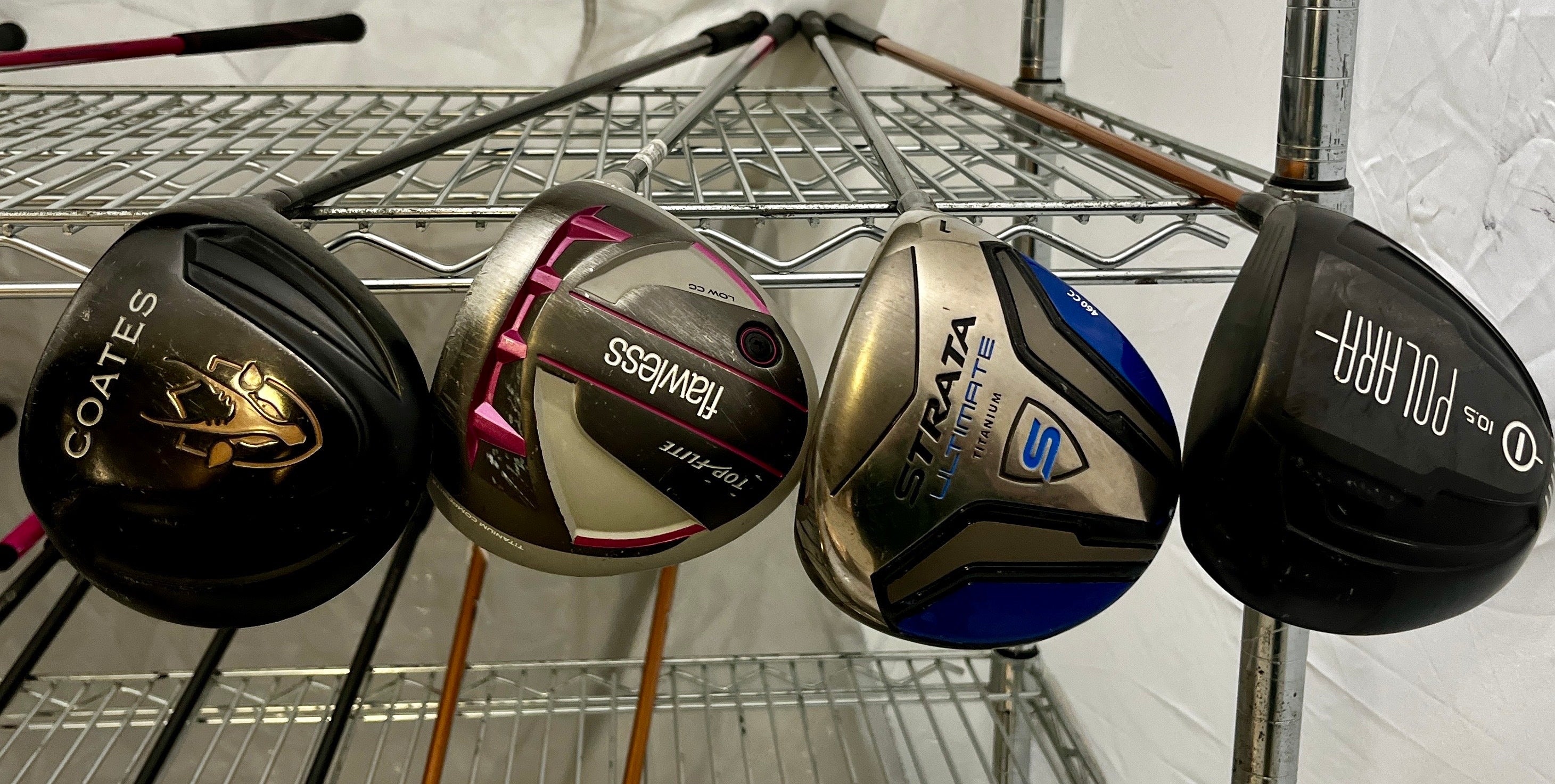 Wholesale Lot of 20 Golf Clubs - Right-Handed - Drivers, Woods and Hybrids-Next Round