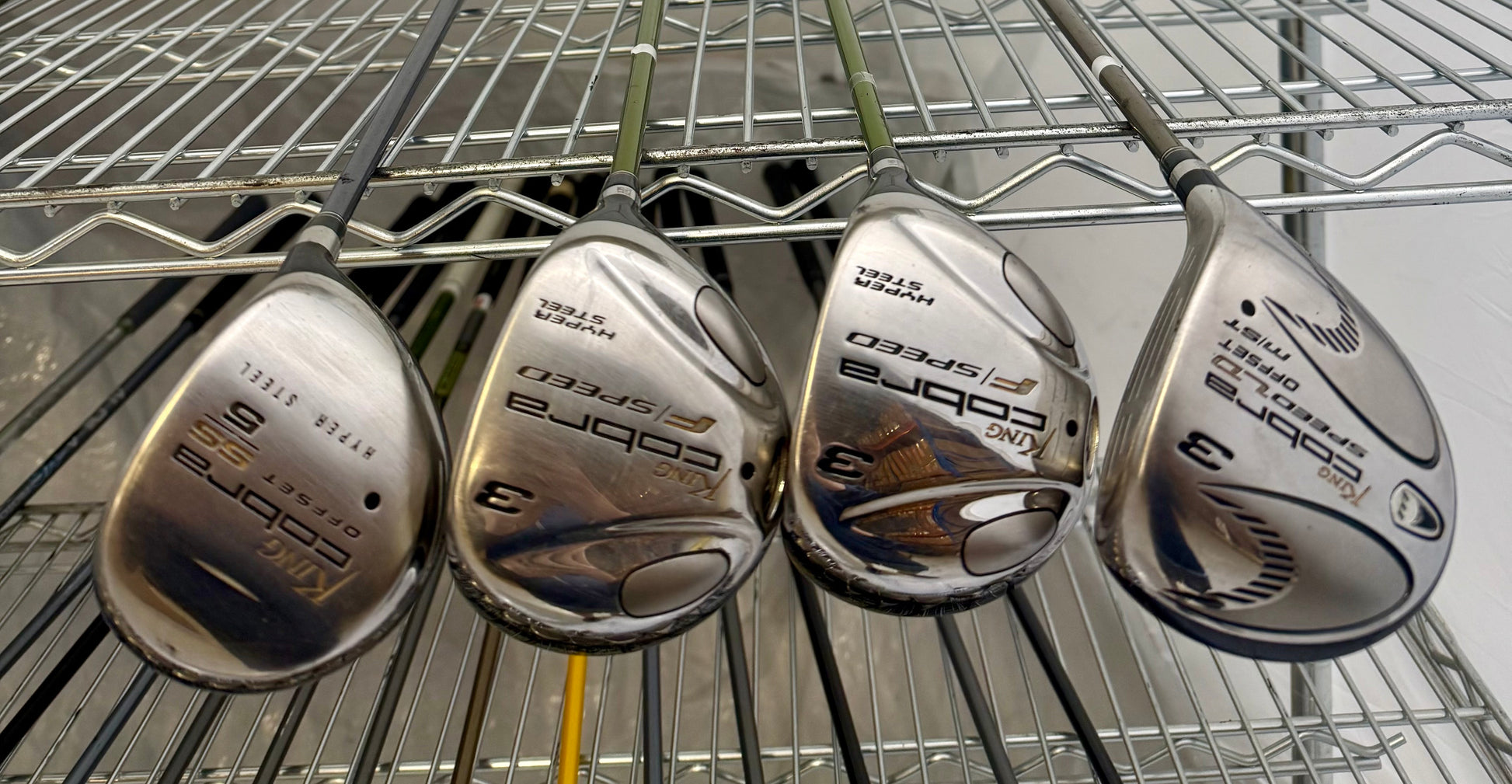 Wholesale Lot of 30 Golf Clubs - Cobra Fairway Woods & Baffler Hybrids-Next Round