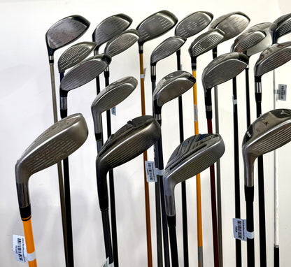 Wholesale Lot of 24 Drivers, Fairway Woods "3-5", and Hybrids. Assorted Brands.-Next Round