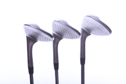 Used Callaway JAWS Forged Raw Wedge Set - Right-Handed - 52*, 56*, 60* - Wedge Flex