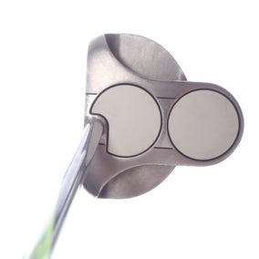 Used Odyssey White Steel 2-Ball Center Shaft Putter - Right-Handed - 35 in - Mallet-Next Round