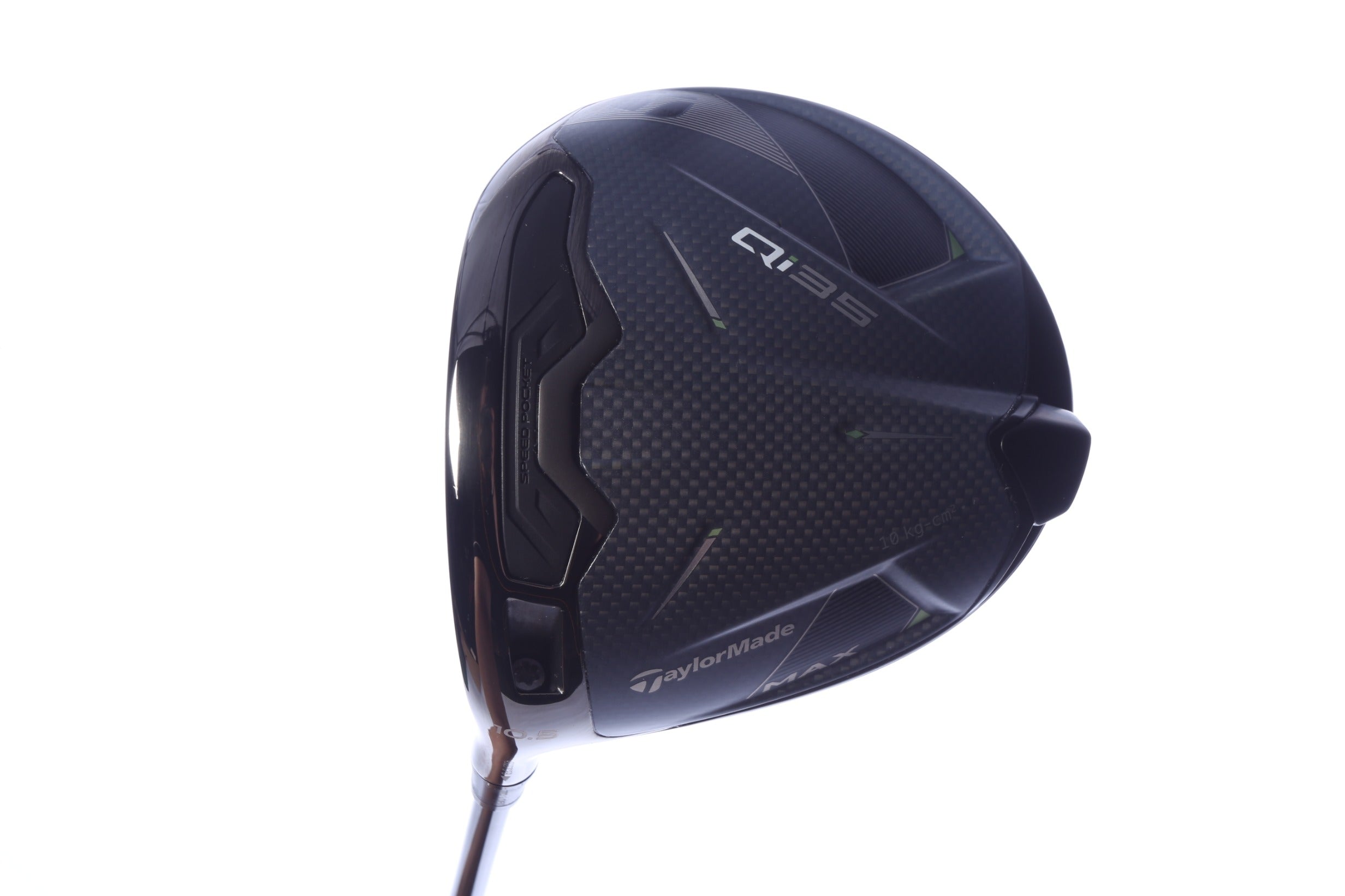 Used TaylorMade Qi35 MAX Driver - 10.5 Degrees - Stiff Flex Project X HZRDUS Red RDX  - Left-Handed