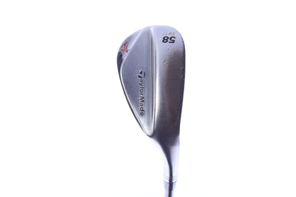 Used TaylorMade Milled Grind 2 Chrome Lob Wedge - Right-Handed - 58 Degrees - Stiff Flex-Next Round