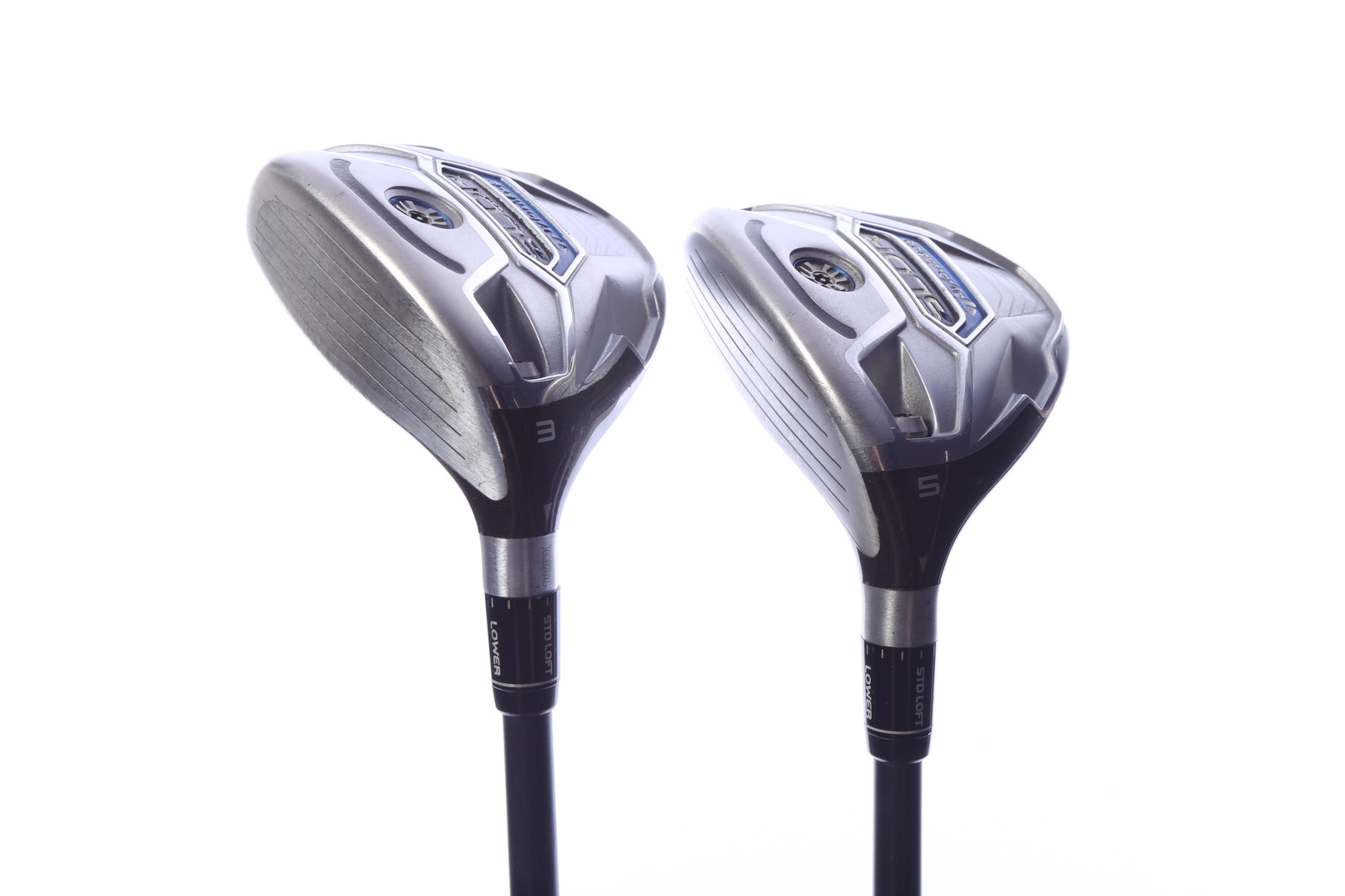 Used TaylorMade SLDR Wood Set - Left-Handed - 3W, 5W - Stiff Flex