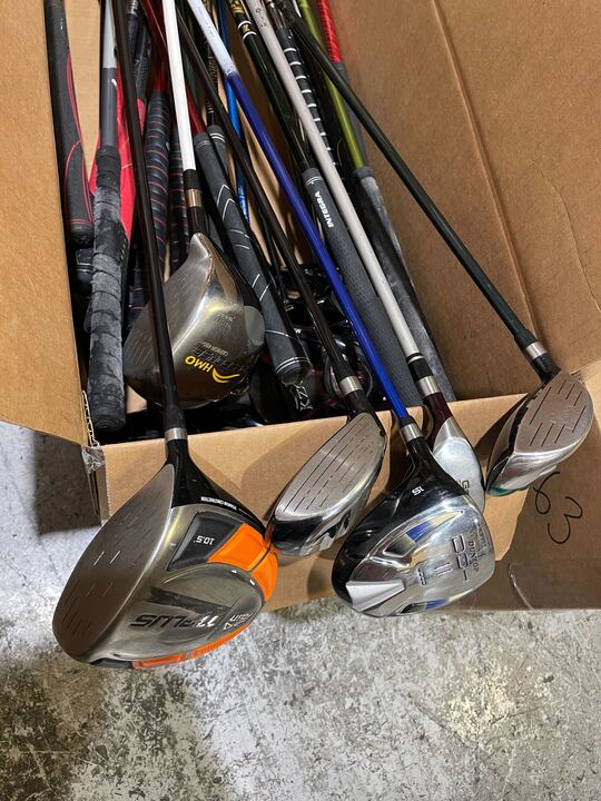 Wholesale Lot of 40 Nicklaus, Dunlop, Warrior, etc. Drivers, FW Woods, Hybrids