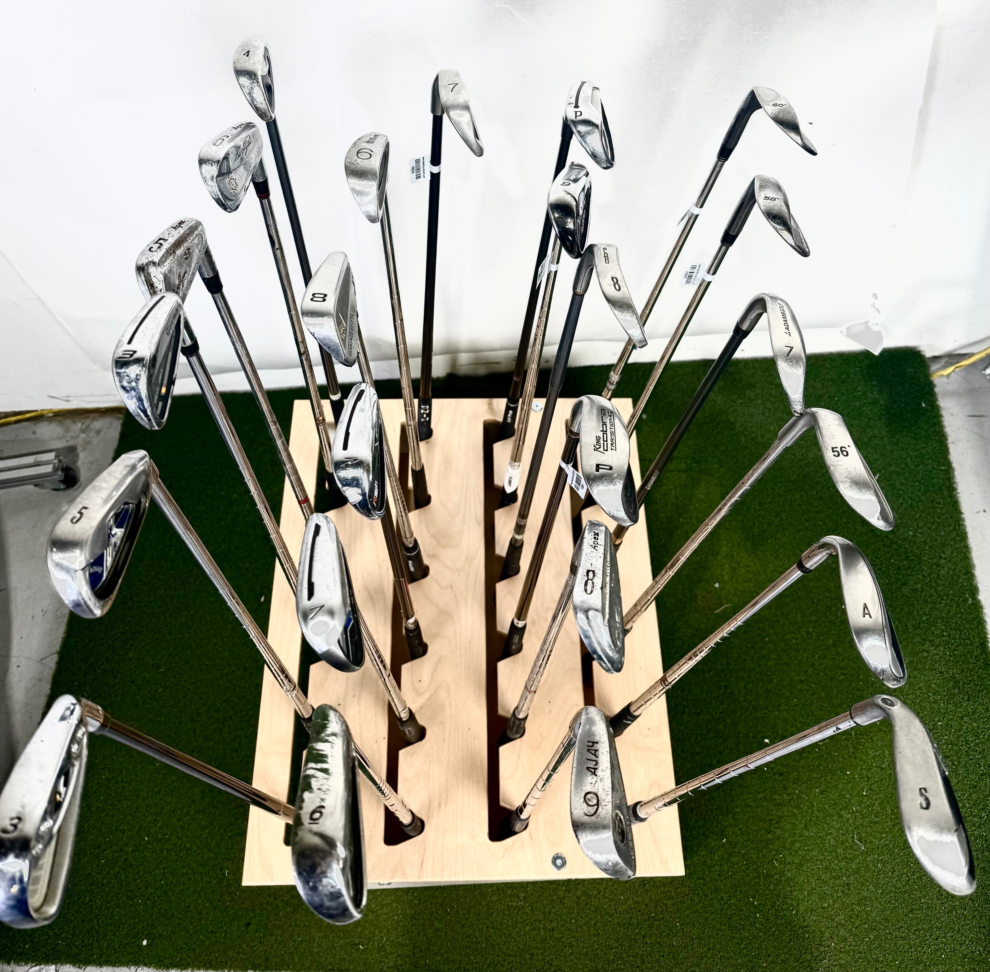 Wholesale Lot of 48 Golf Clubs - Right and Left-handed - Irons and Wedges-Next Round