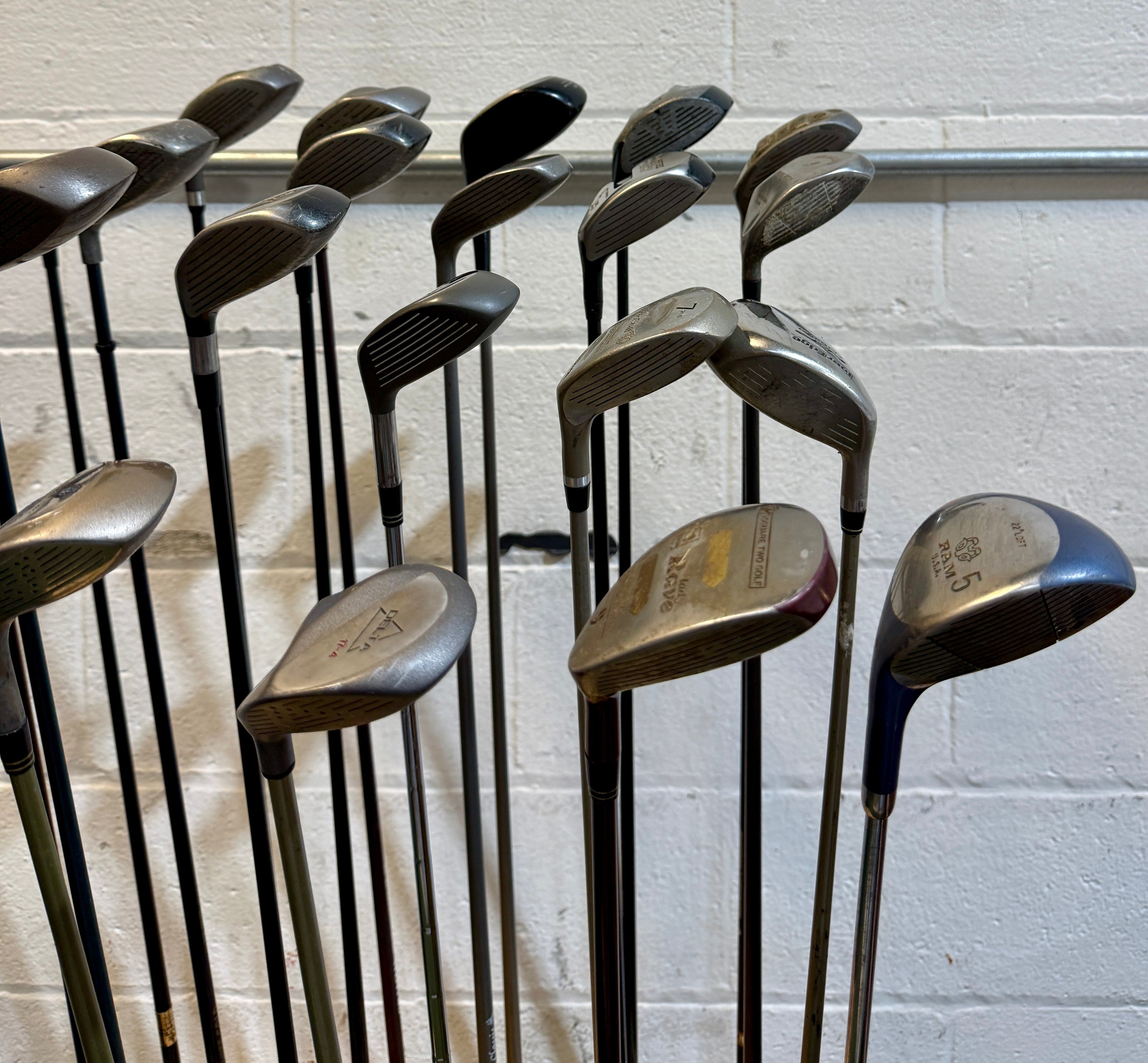 Wholesale Lot of 40 Golf Clubs - Assorted Fairway Woods - RH/LH - Mixed Flexes-Next Round