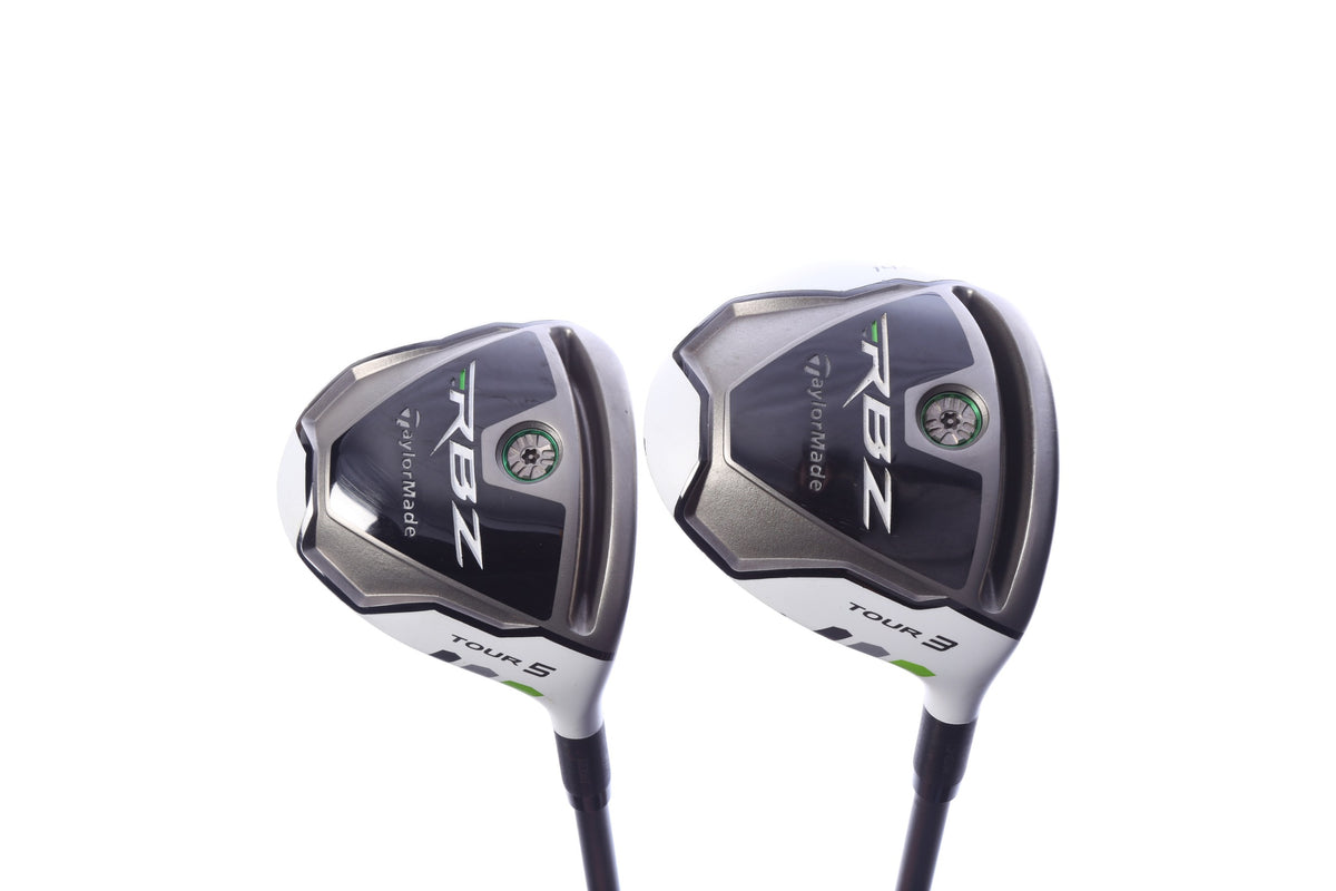 Used TaylorMade RocketBallz Tour Wood Set - Right-Handed - 3W, 5W - Stiff Flex
