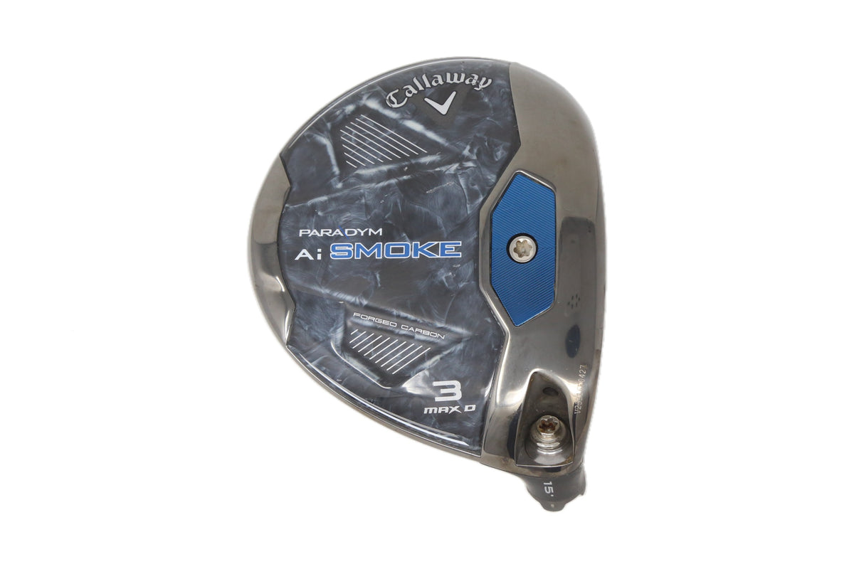 Used Callaway Paradym Ai Smoke MAX D 3-Wood - HEAD ONLY - Right-Handed - 15 Degrees