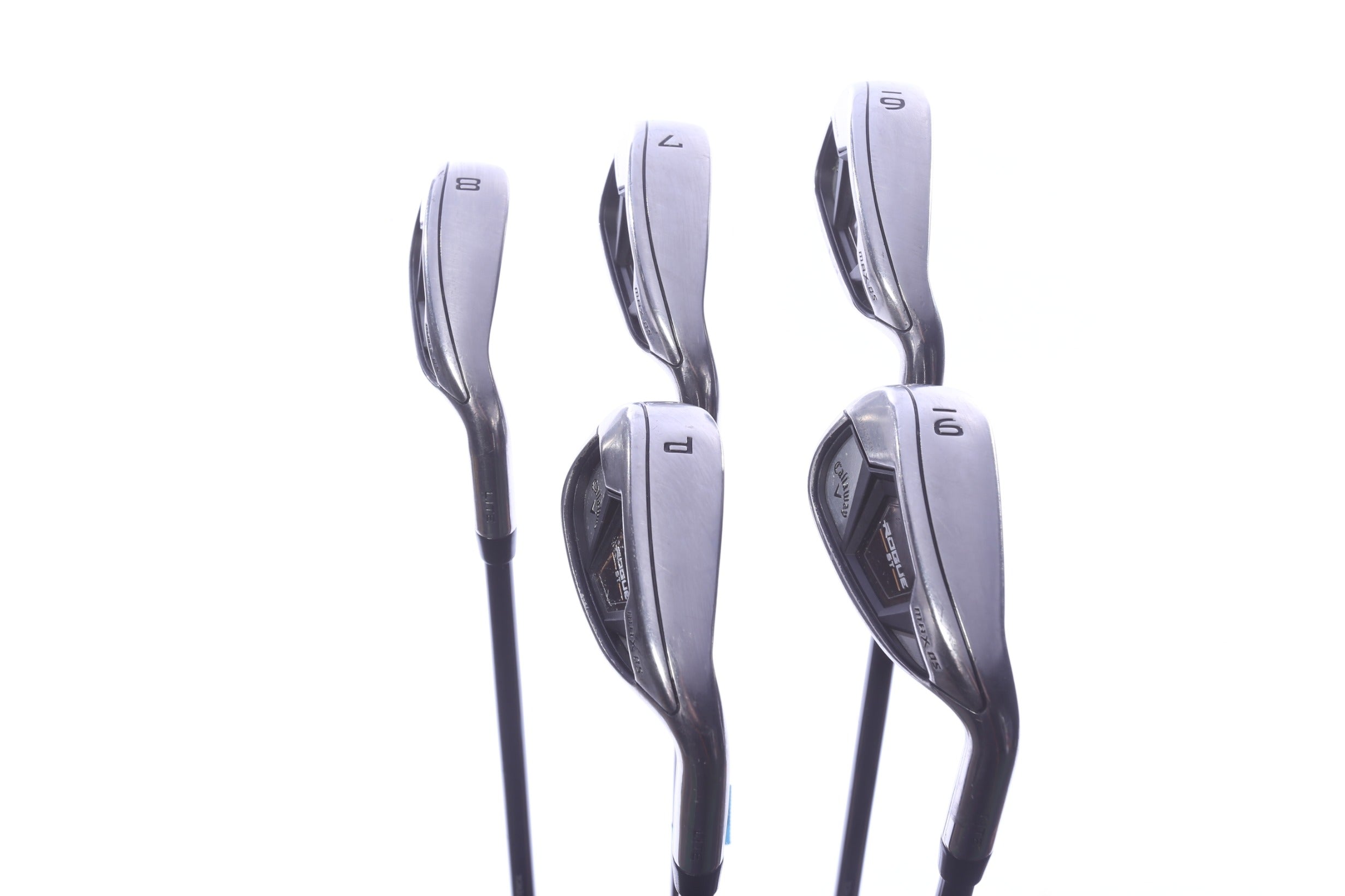 Used Callaway Rogue ST MAX OS Lite Iron Set - Right-Handed - 6-PW - Regular Flex