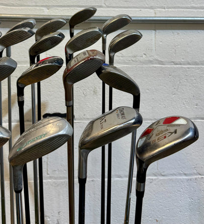 Wholesale Lot of 40 Golf Clubs - Assorted Hybrids-Next Round