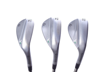 Used TaylorMade Milled Grind 4 Raw Wedge Set - Right-Handed - 50*, 54*, 58* - Regular Flex-Next Round