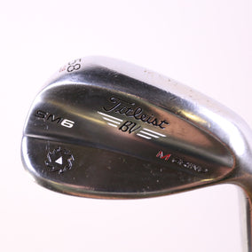 Used Titleist Vokey SM6 Tour Chrome Lob Wedge - Right-Handed - 58 Degrees - Stiff Flex-Next Round