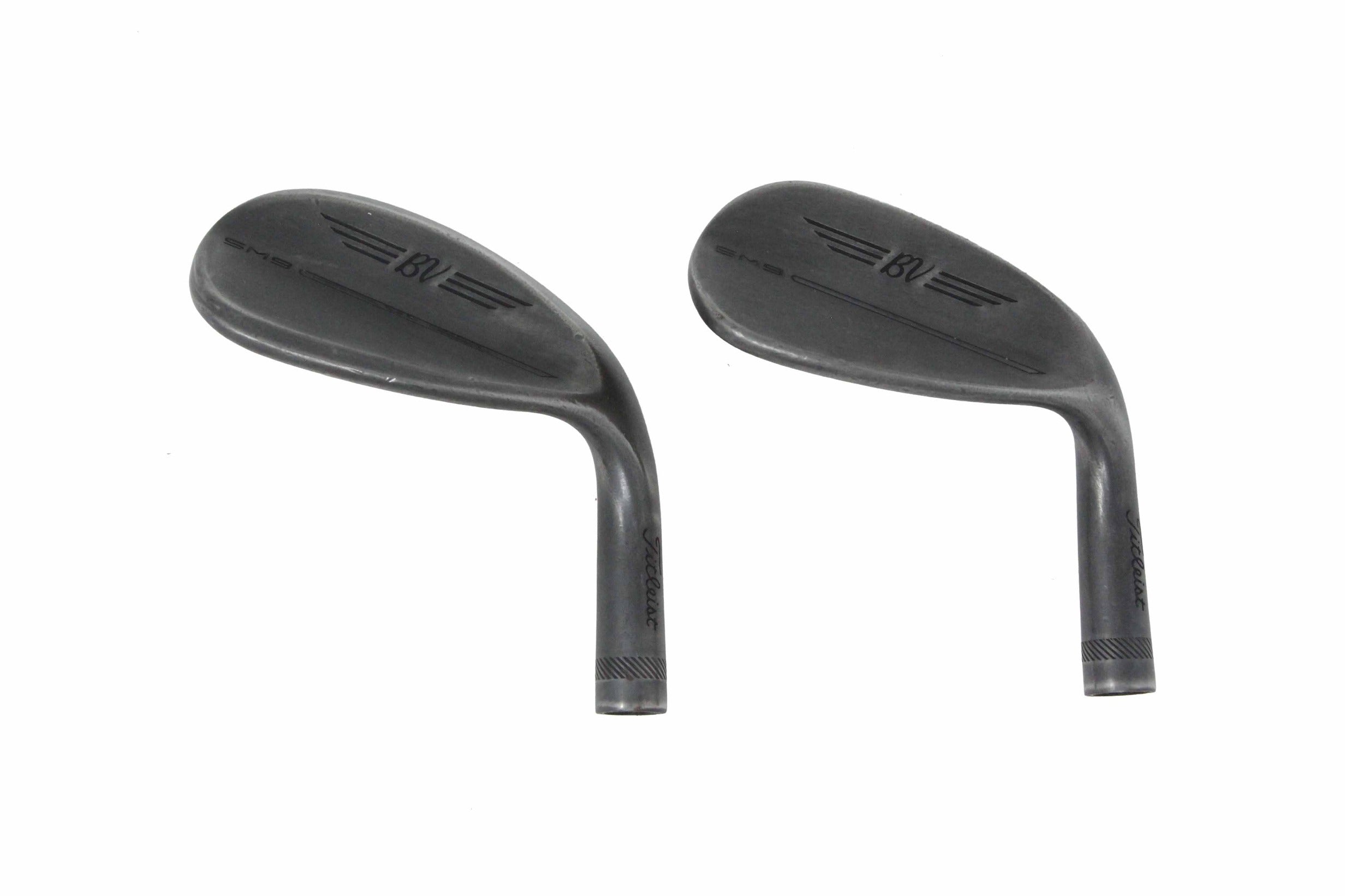 Used Titleist Vokey SM9 Jet Black Wedge Set - HEAD ONLY - Right-Handed - 50*, 54*-Next Round