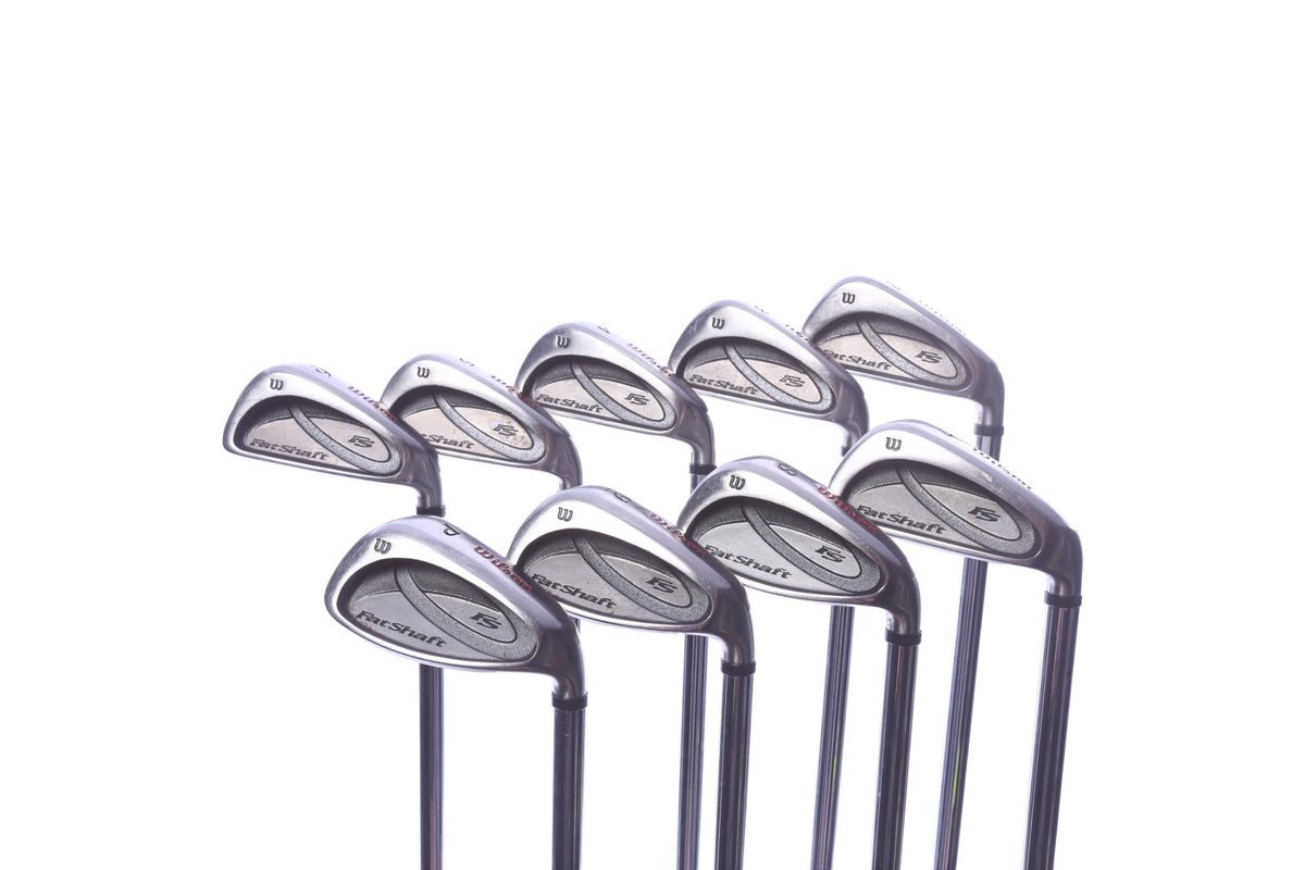 Used Wilson FATSHAFT II Iron Set - Right-Handed - 2-PW - Regular Flex