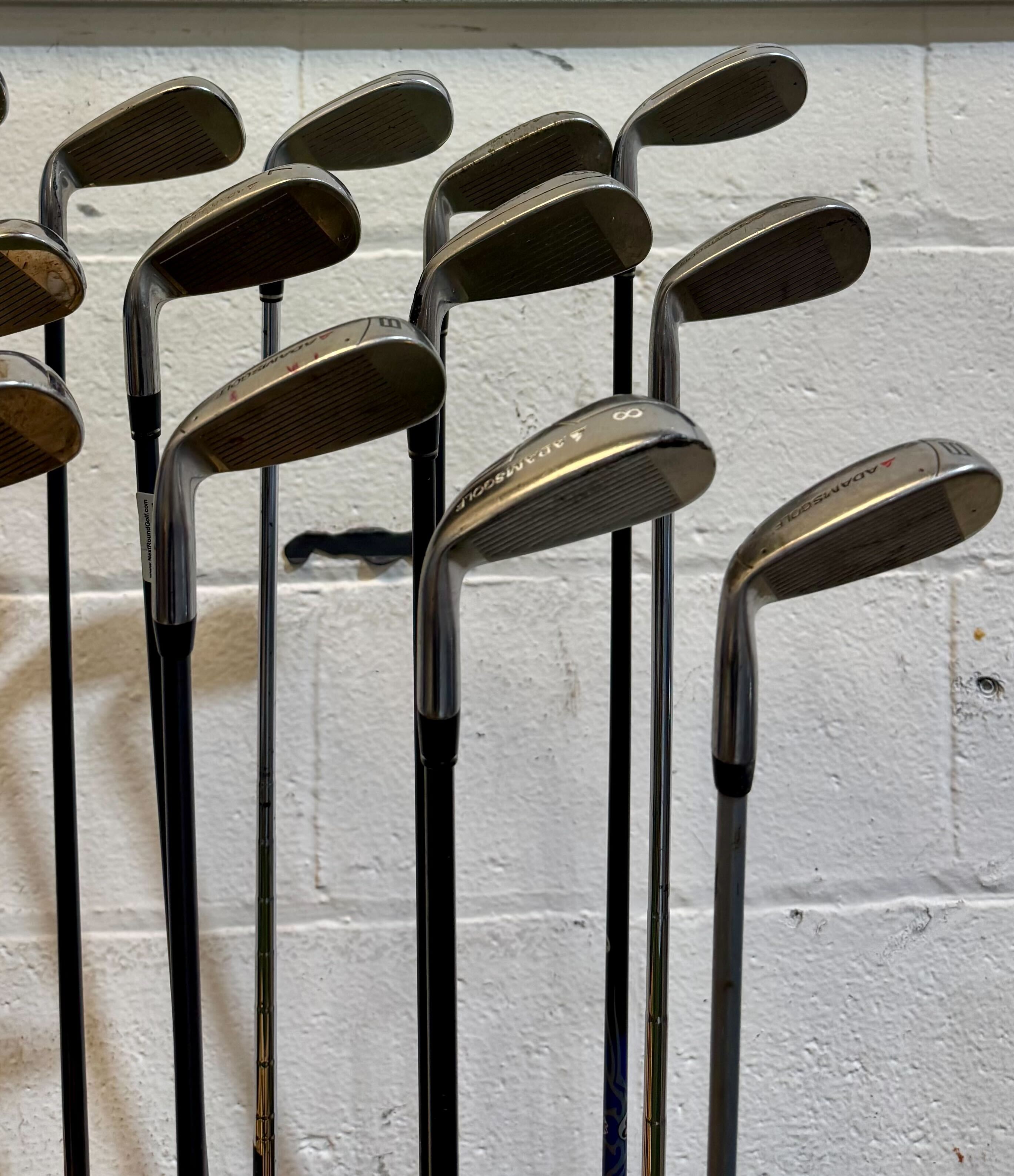 Wholesale Lot of 45 Golf Clubs - Adams Single Irons - RH/LH - Mixed Flexes-Next Round