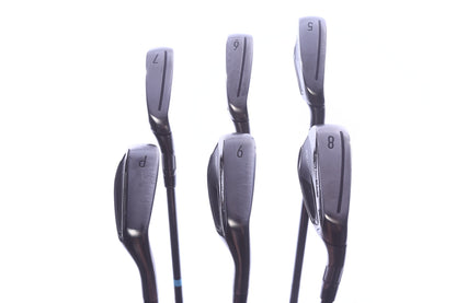Used TaylorMade Qi Gunmetal Iron Set - Right-Handed - 5-PW - Extra Stiff Flex