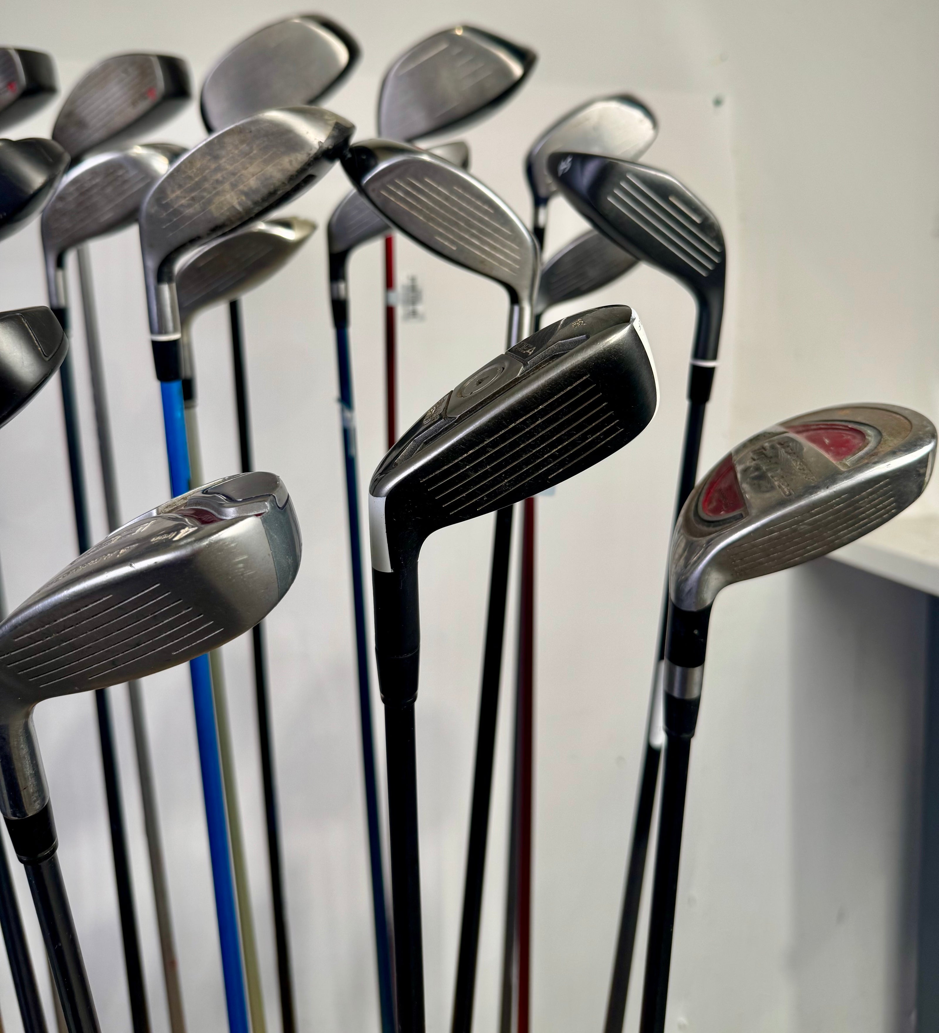 Wholesale Lot of 24 Adams Drivers, Fairway Woods, And Hybrids-Next Round