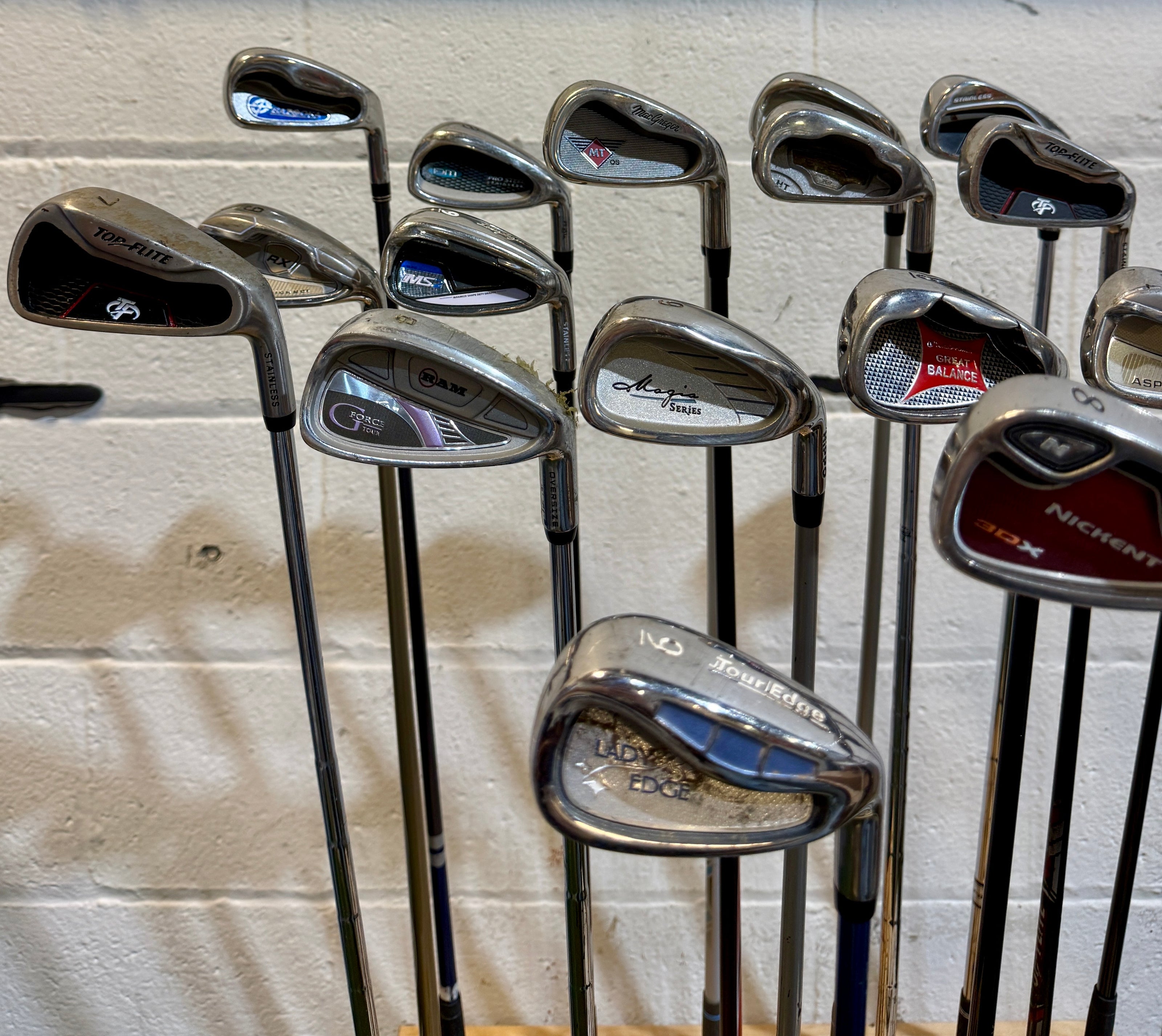 Wholesale Lot of 45 Golf Clubs - Assorted Single Irons-Next Round