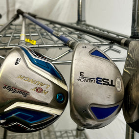 Wholesale Lot of 35 Golf Clubs - Left-Right-Handed - Fairway Woods and Hybrids-Next Round