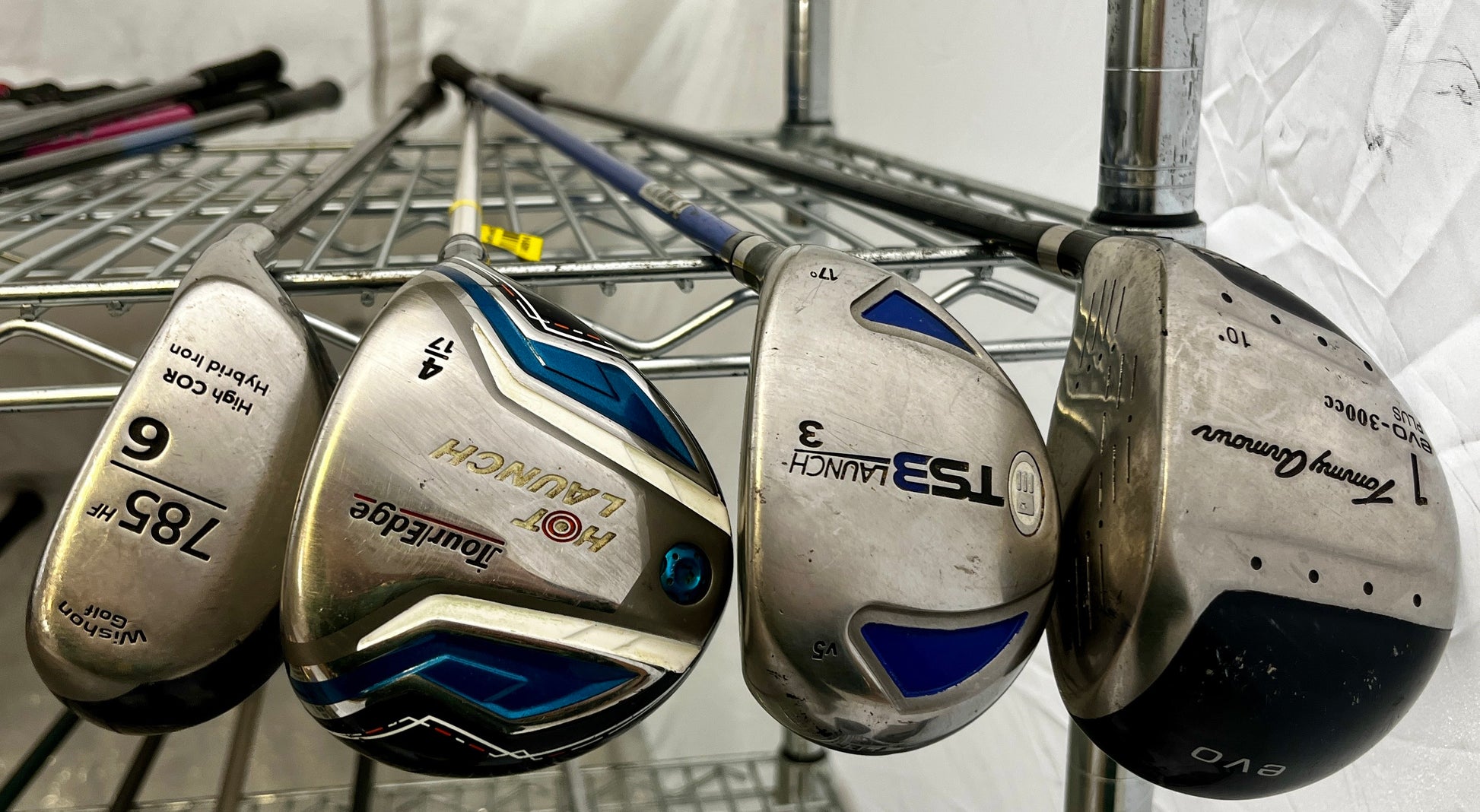 Wholesale Lot of 35 Golf Clubs - Left-Right-Handed - Fairway Woods and Hybrids-Next Round