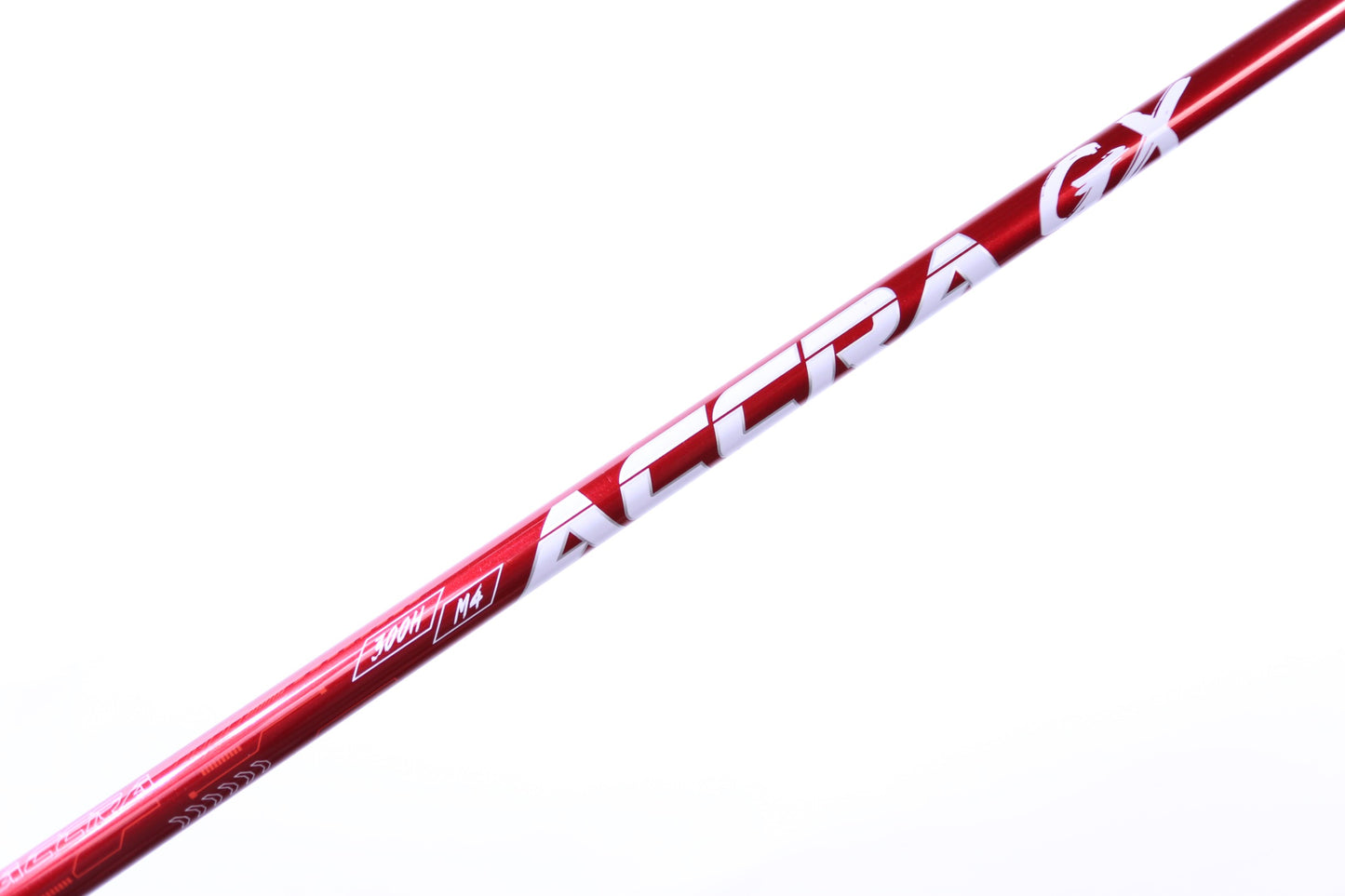 Used Accra GX Red Hybrid Stiff Graphite Hybrid Shaft - 39.5 in - No Adapter-Next Round