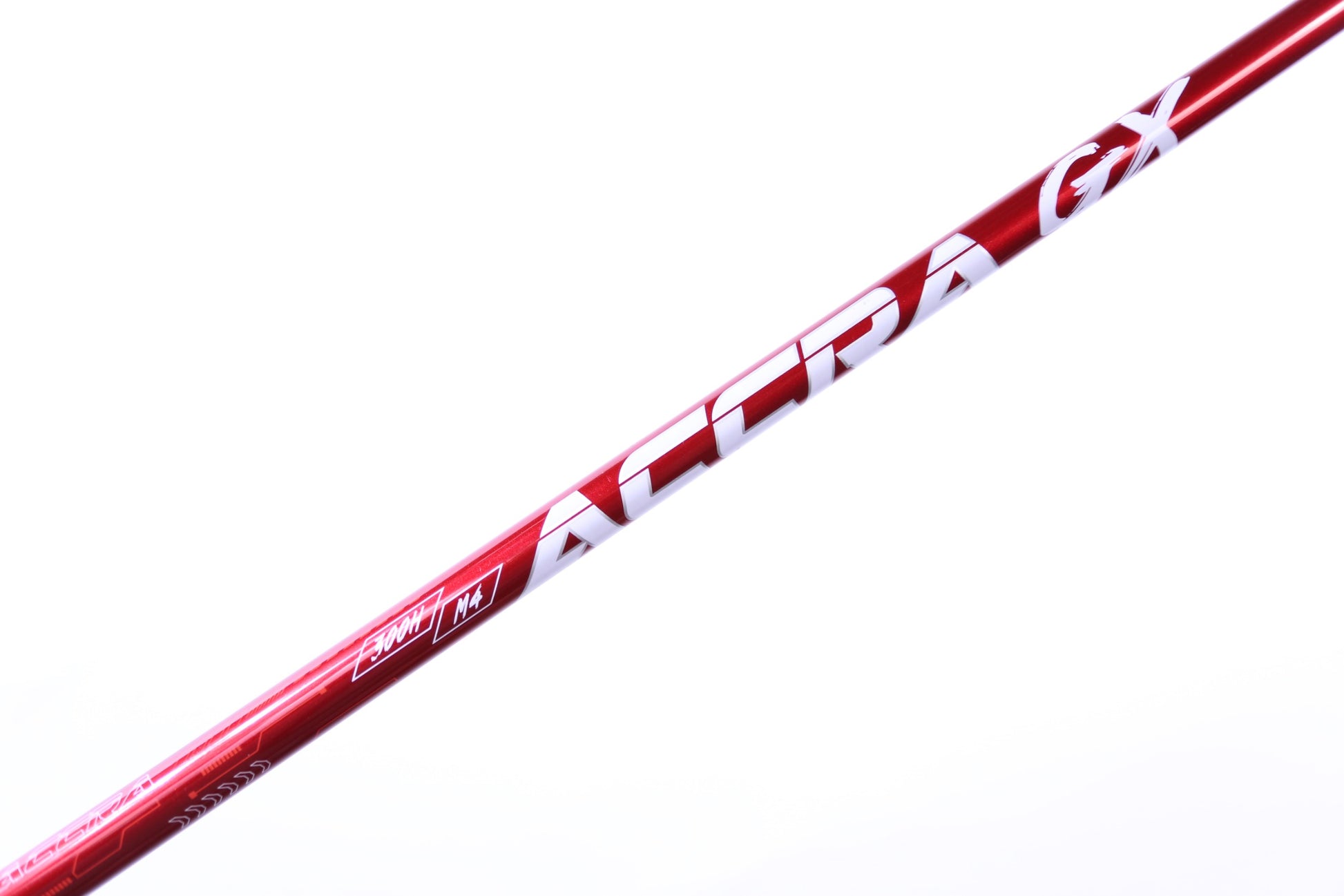 Used Accra GX Red Hybrid Stiff Graphite Hybrid Shaft - 39.5 in - No Adapter-Next Round