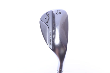 Used Callaway JAWS Raw Chrome Lob Wedge - Right-Handed - 60 Degrees - Wedge Flex
