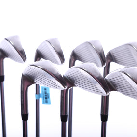Used Cobra AeroJet One Length Iron Set - Right-Handed - 5-PW, GW - Stiff Flex-Next Round