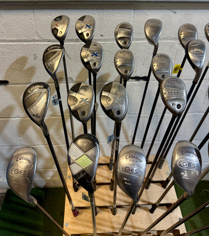 Wholesale Lot of 40 Golf Clubs - Callaway Hybrids-Next Round