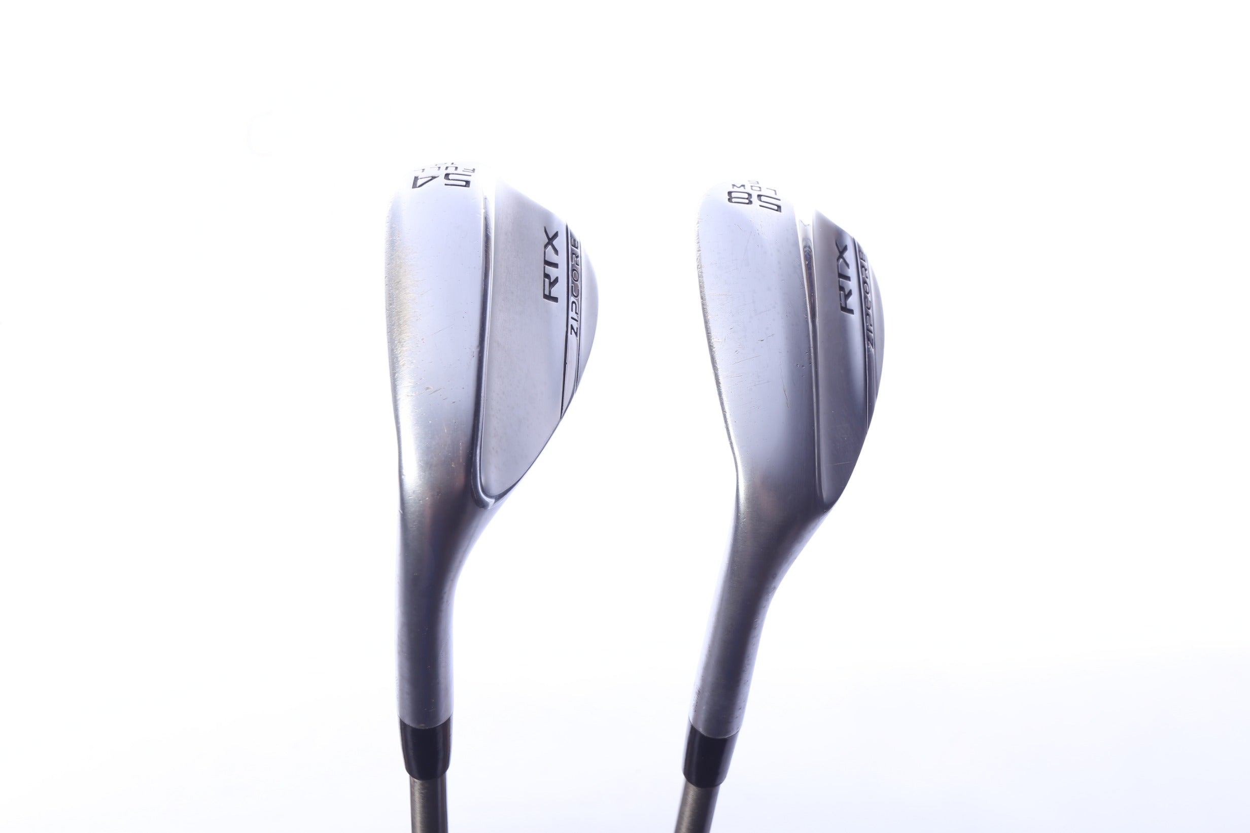 Used Cleveland RTX ZipCore Tour Satin Wedge Set - Left-Handed - 54*, 58* - Regular Flex