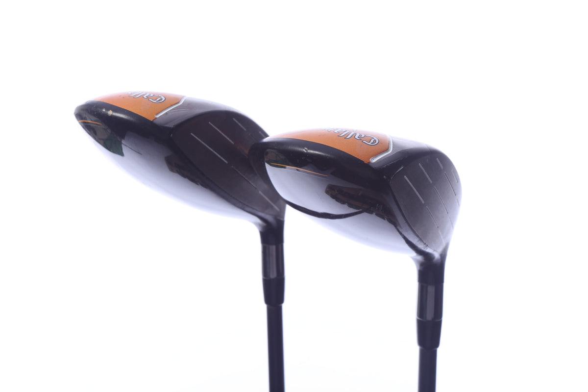 Used Callaway Mavrik Wood Set - Left-Handed - 3W, 5W - Regular Flex