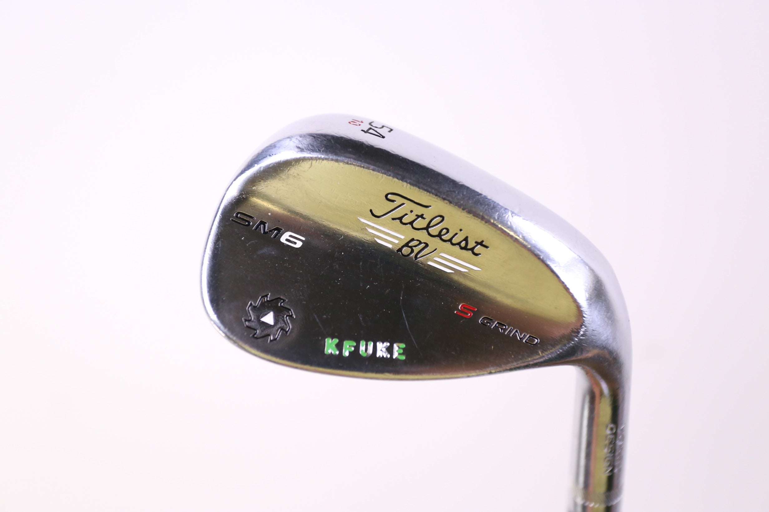 Used Titleist Vokey SM6 Tour Chrome S Grind Sand Wedge - Right-Handed - 54  Degrees - Extra Stiff Flex