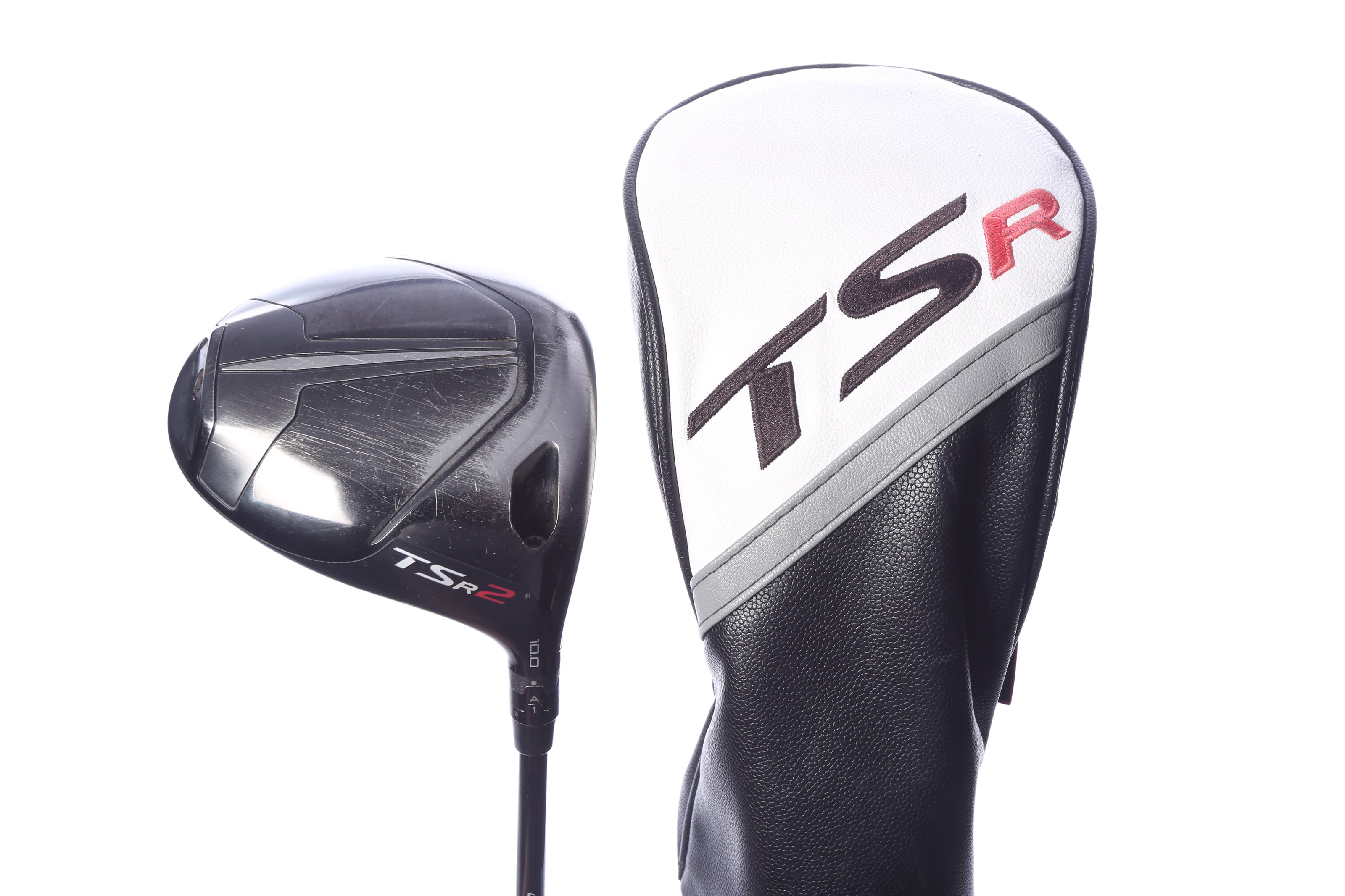 Used Titleist TSR2 Driver - 10 Degrees - Stiff Flex Mitsubishi Kai'li White - Right-Handed