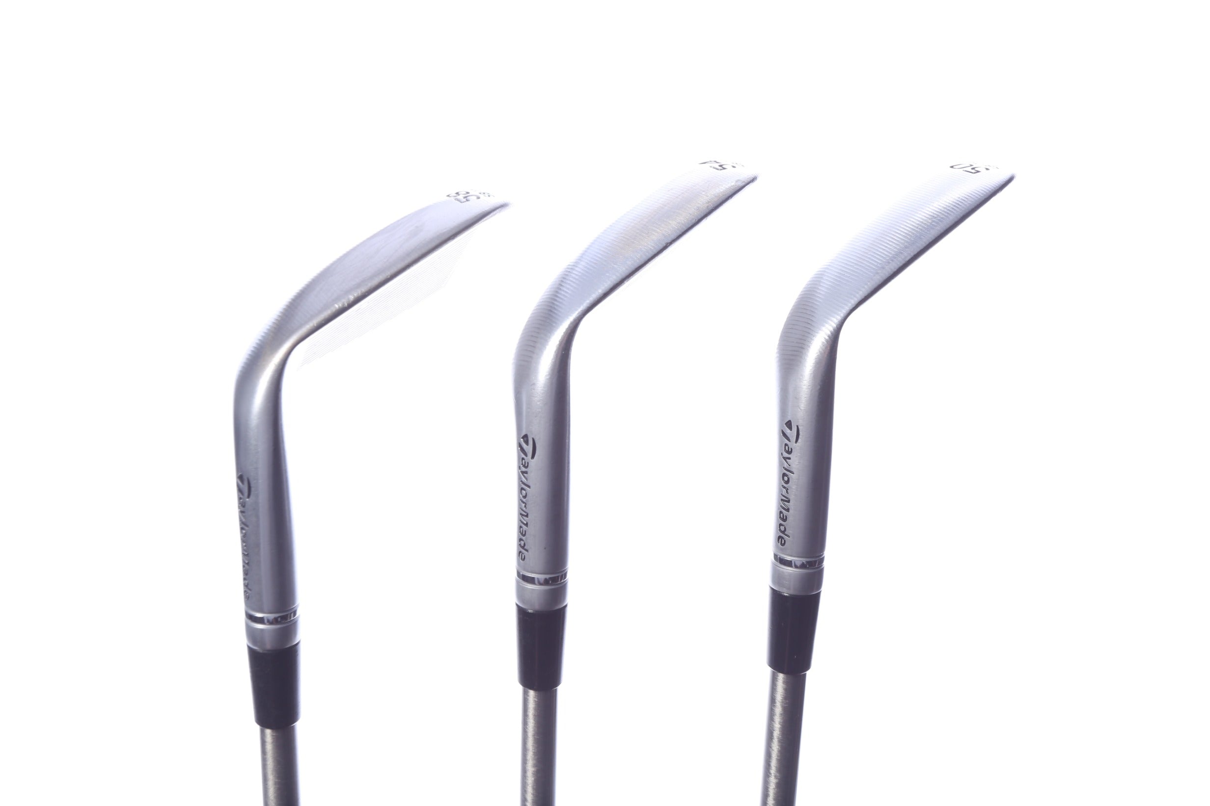 Used TaylorMade Milled Grind 4 Raw Wedge Set - Right-Handed - 50*, 54*, 58* - Regular Flex-Next Round