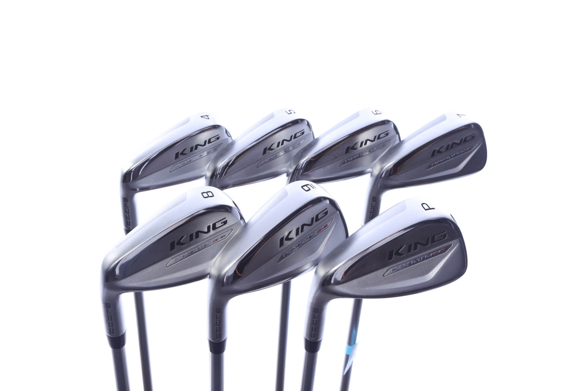 Used Cobra King Forged TEC One Length 2020 Iron Set - Left-Handed - 4-PW - Regular Flex