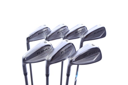 Used Cobra King Forged TEC One Length 2020 Iron Set - Left-Handed - 4-PW - Regular Flex