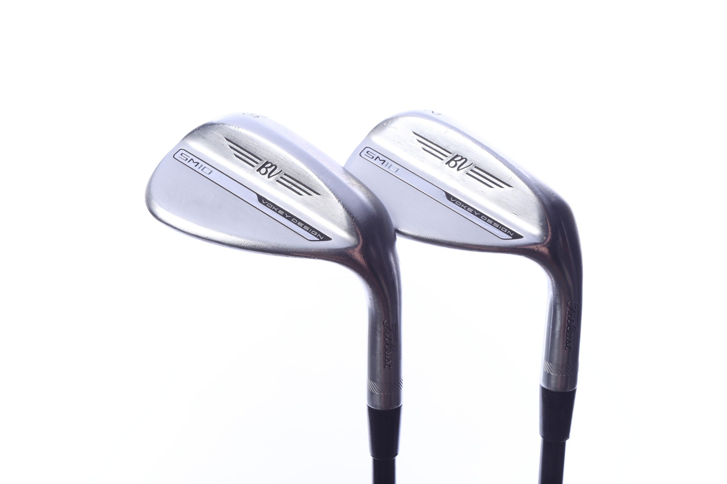 Used Titleist Vokey SM10 Tour Chrome Wedge Set - Right-Handed - 52*, 56* - Stiff Flex