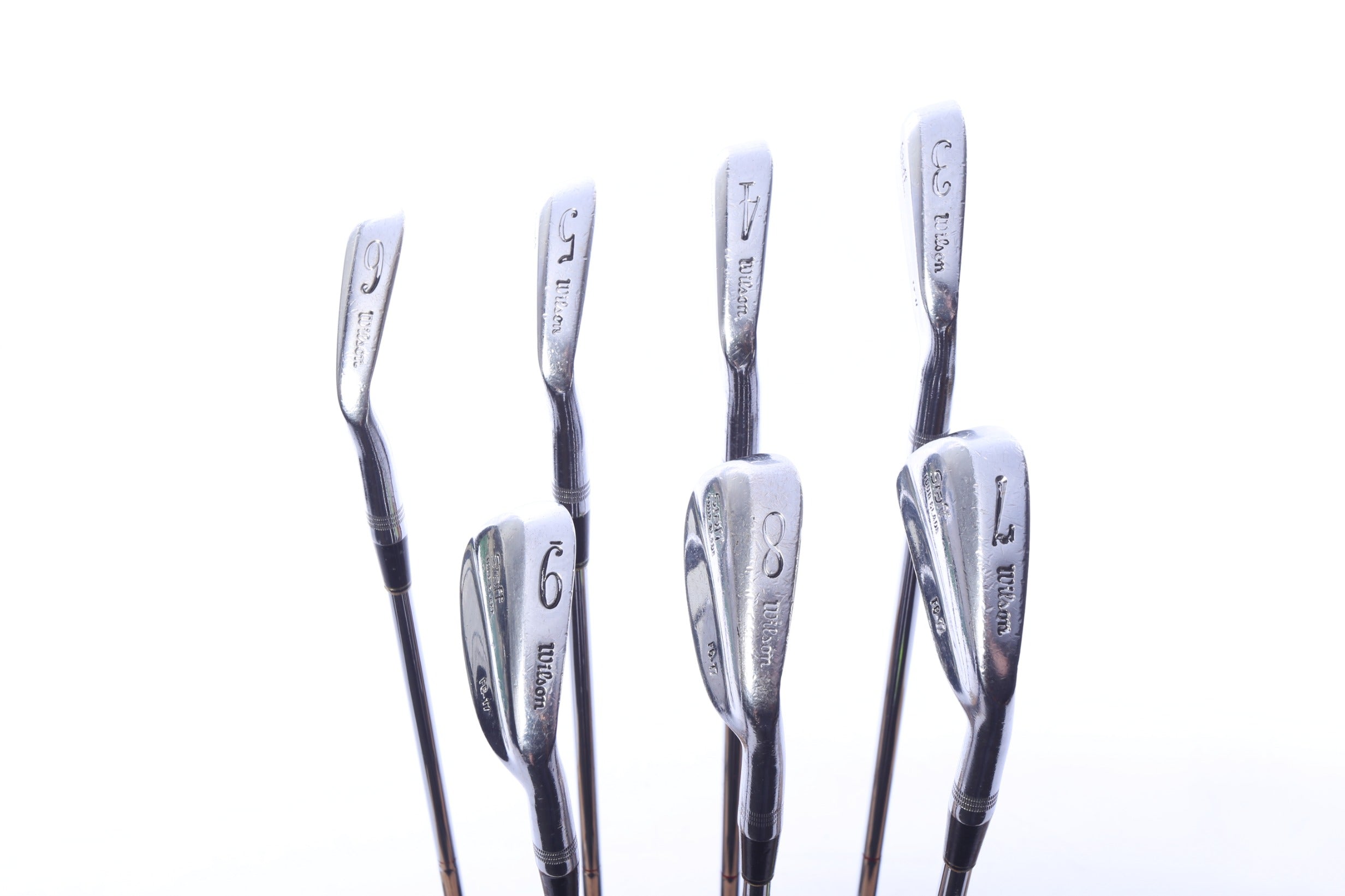 Used Wilson STAFF FG-17 Iron Set - Right-Handed - 3-9 - Stiff Flex