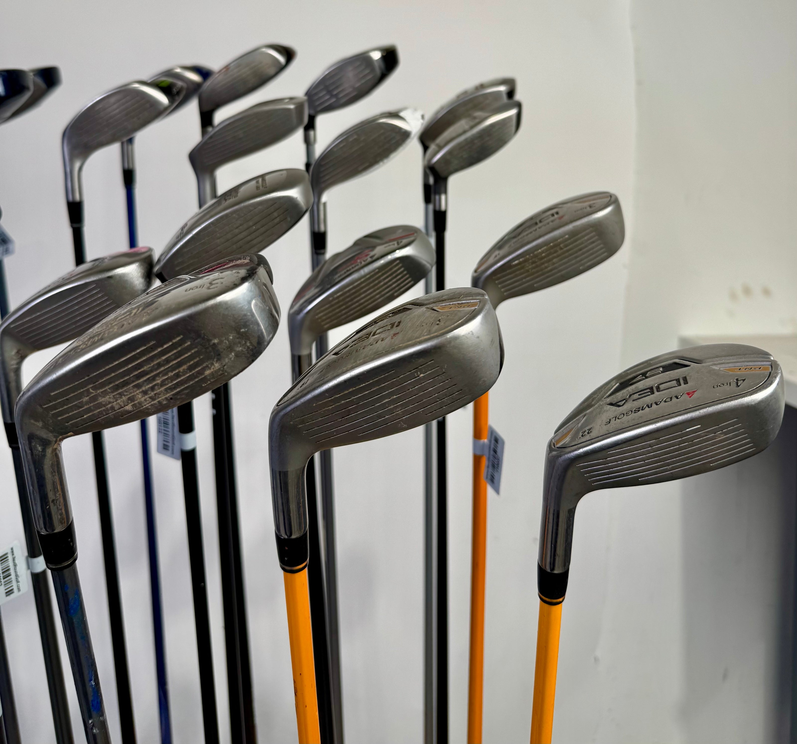 Wholesale Lot of 24 Adams Hybrids and Fairway Woods.-Next Round