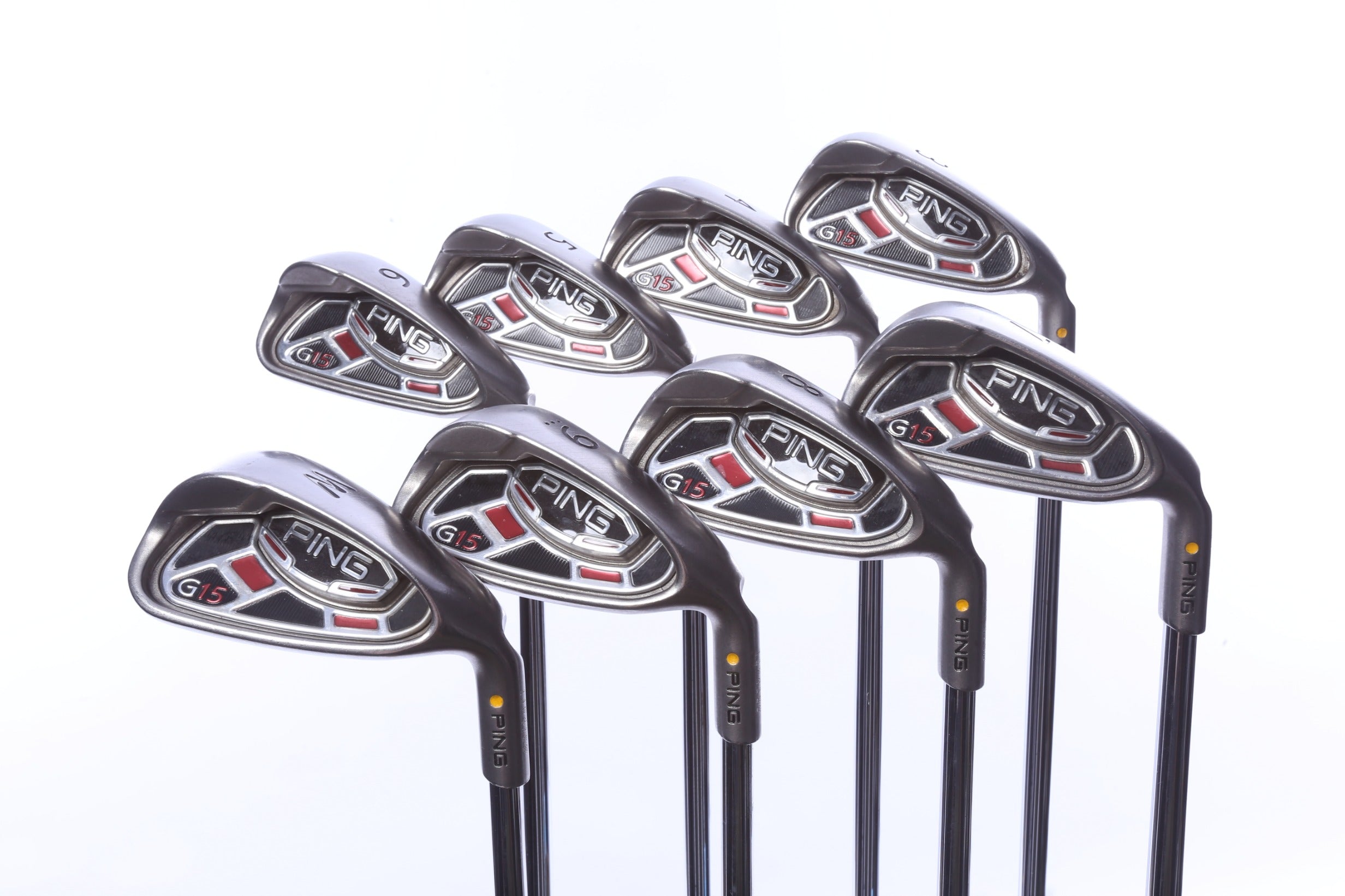 Used Ping G15 Iron Set - Right-Handed - 3-PW - Stiff Flex-Next Round