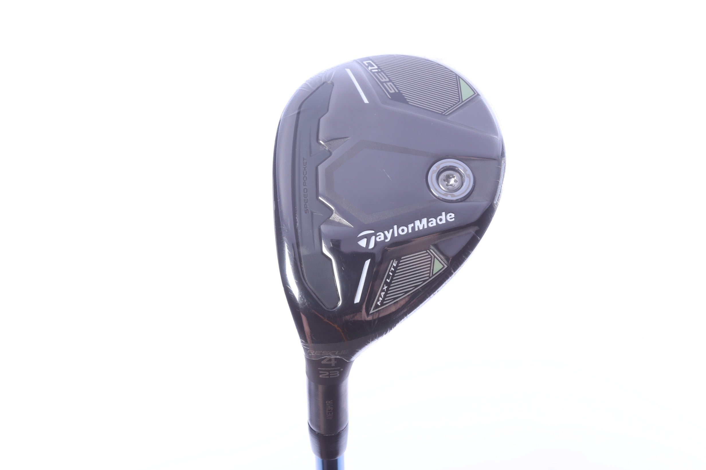TaylorMade Qi35 MAX Lite Rescue 4H Hybrid - Left-Handed - 23 Degrees - Stiff Flex