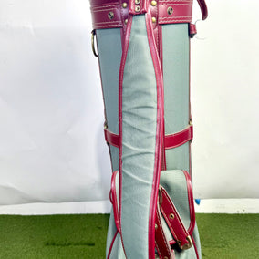 Maxfli Golf Bag - 5 pockets and 3 dividers. Green and Red.-Next Round