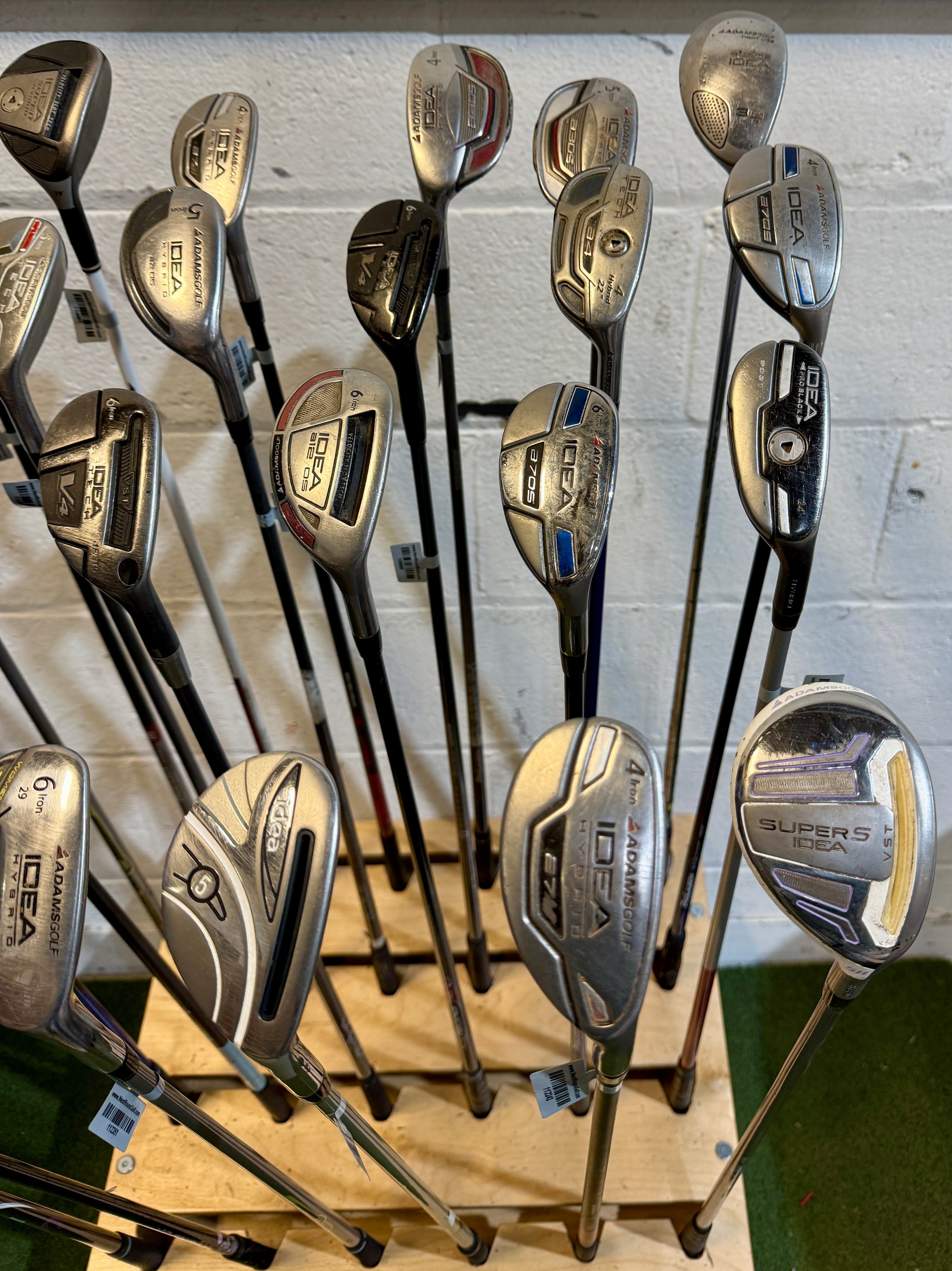 Wholesale Lot of 45 Golf Clubs - Adams Hybrids-Next Round