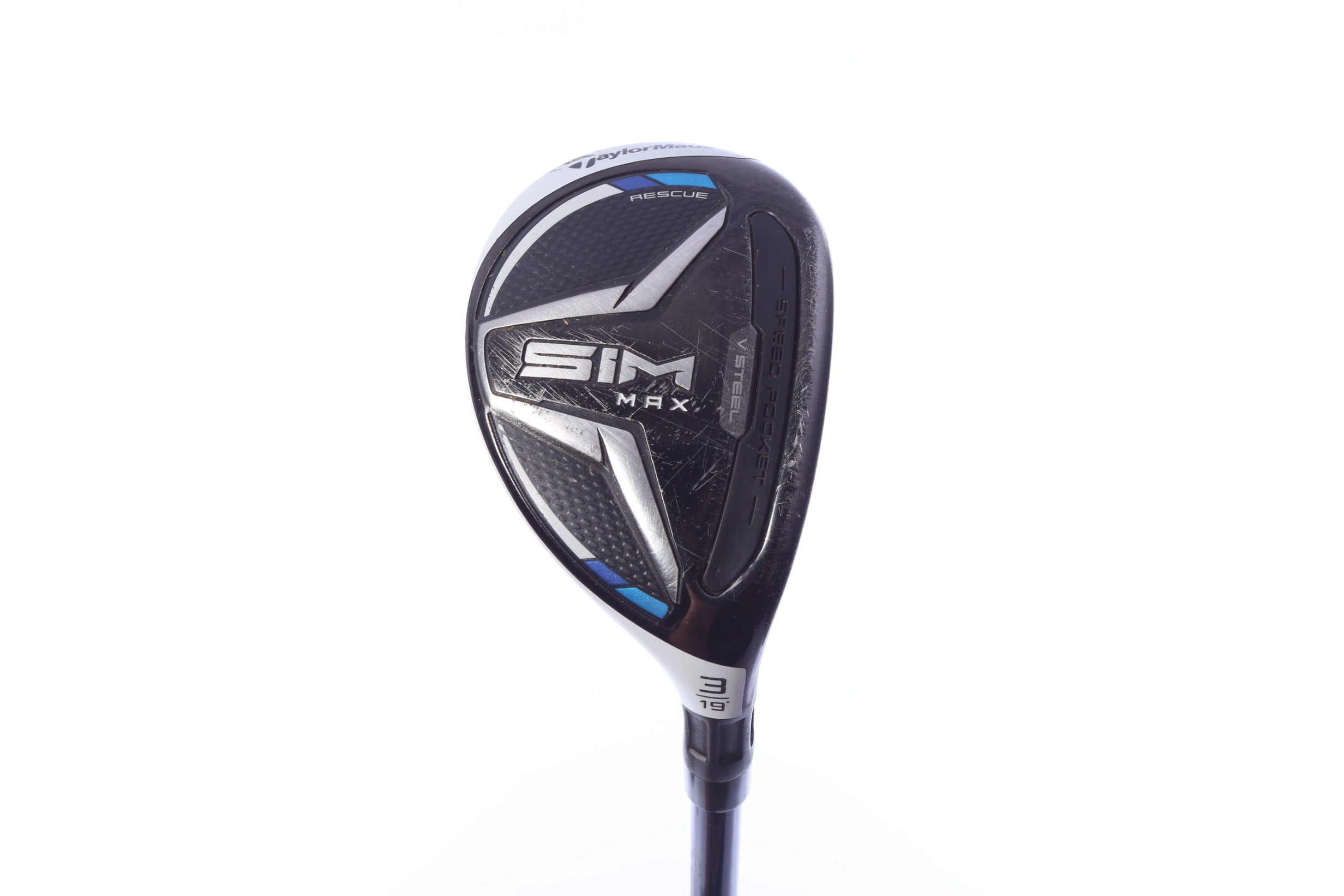 Used TaylorMade SIM MAX 3H Hybrid - Right-Handed - 19 Degrees - Regular Flex