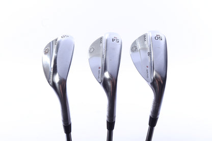 Used Titleist Vokey SM6 Tour Chrome Wedge Set - Right-Handed - 50*, 54*, 58* - Wedge Flex
