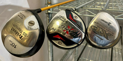 Wholesale Lot of 40 Golf Clubs - Assorted Fairway Woods and Drivers-Next Round